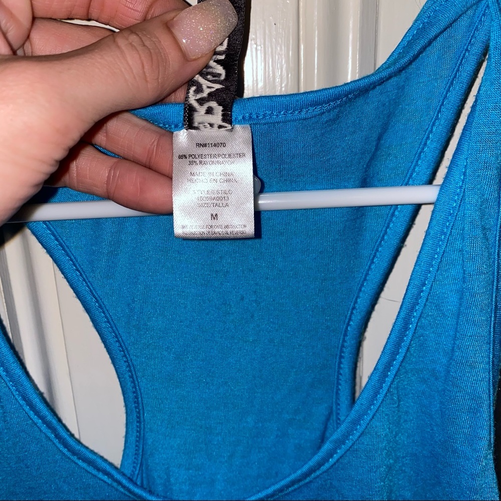 'Love' Blue Racerback - Picture 4 of 4